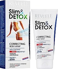 Korygujący okład na ciało z efektem ciepła i zimna - Revuele Slim & Detox Correcting Body Wrap With Contrast Hot+Cold Effect — Zdjęcie N2