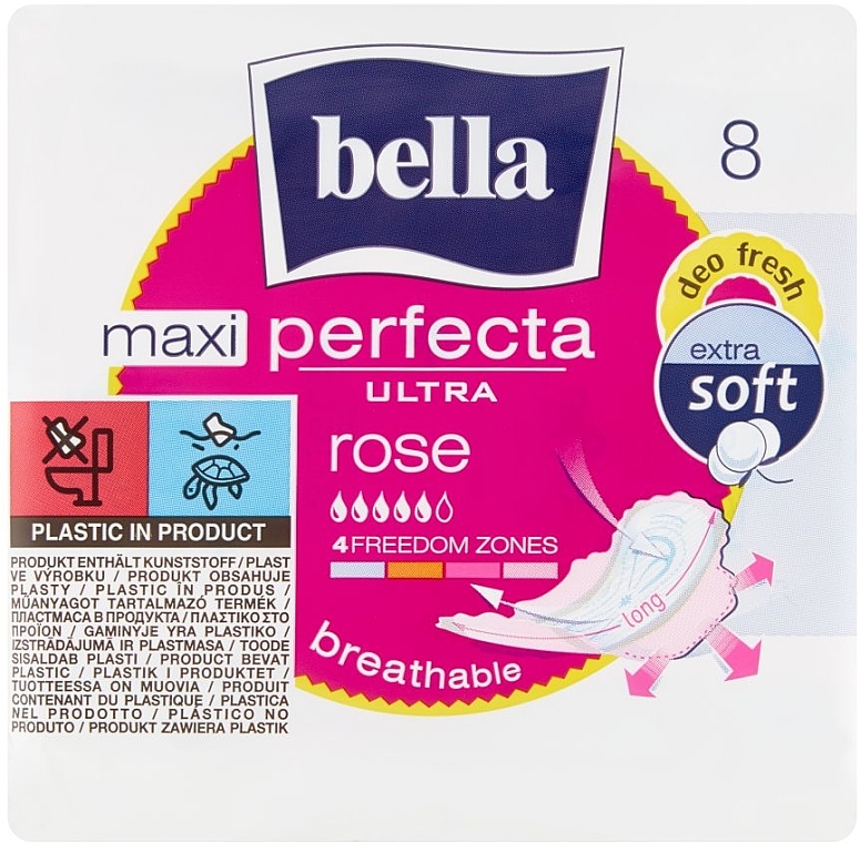 Podpaski Perfecta Ultra Maxi Rose, 8 szt. - Bella — Zdjęcie N1