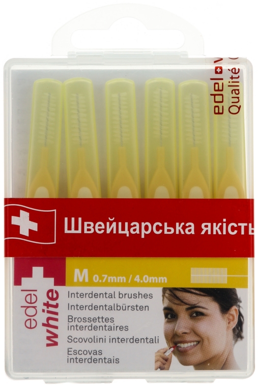 Szczoteczki międzyzębowe M - Edel+White Dental Space Brushes M
