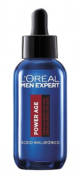 Hialuronowe serum przeciwstarzeniowe dla mężczyzn - L'Oreal Paris Men Expert Power Age Hyaluronic Anti-Aging Serum — Zdjęcie N1