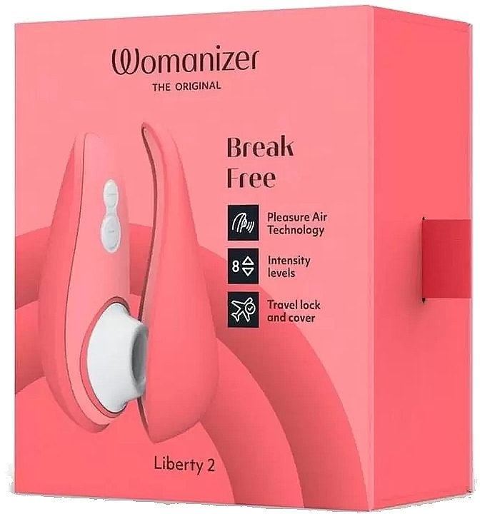 Stymulator łechtaczki - Womanizer Liberty 2 Break Free Vibrant Rose — Zdjęcie N2