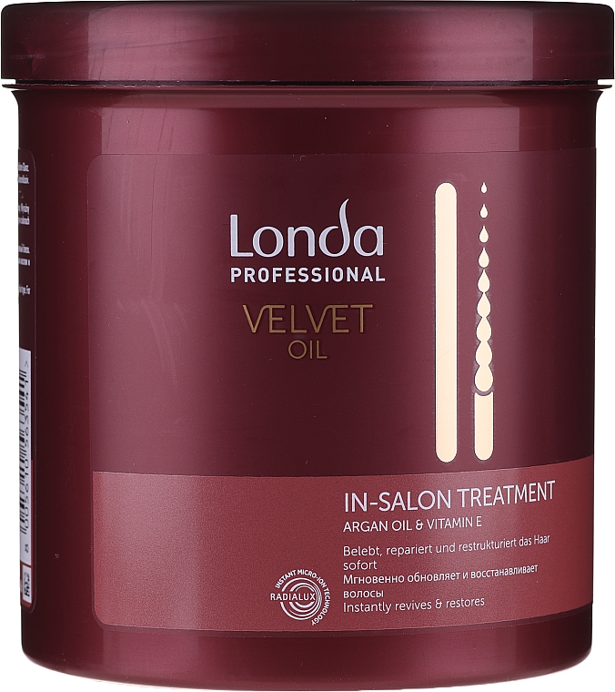 Kuracja regenerująca do włosów do wykonania w salonie i w domu - Londa Professional Velvet Oil In-Salon Treatment — Zdjęcie N2
