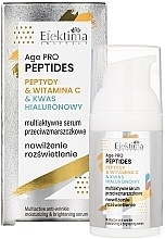 Kup Multiaktywne serum przeciwzmarszczkowe z peptydami, witaminą C i kwasem hialuronowym Nawilżenie i rozświetlenie - Efektima Age PRO Peptides Multiactive Anti-wrinkle Moisturizing & Brightening Serum