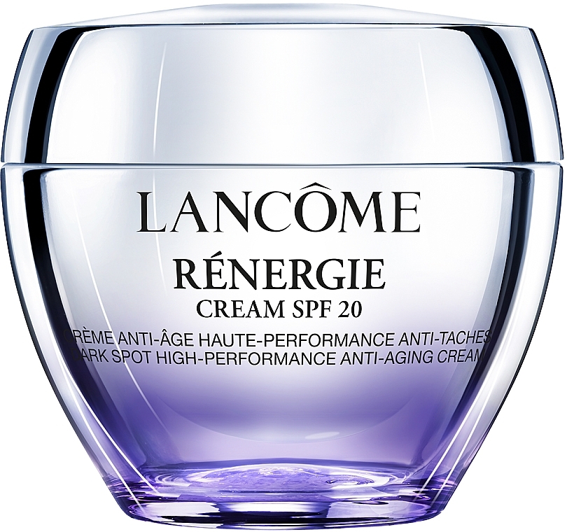 Wysoce skuteczny przeciwstarzeniowy krem do twarzy przebarwieniom z kwasem hialuronowym i ekstraktem z lnu - Lancome Renergie Cream SPF 20 — Zdjęcie N1