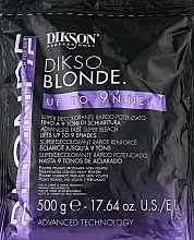 Kup Mocny puder rozjaśniający do włosów - Dikson Dikso Blonde Bleaching Powder Up To 9 (zamykane opakowanie)