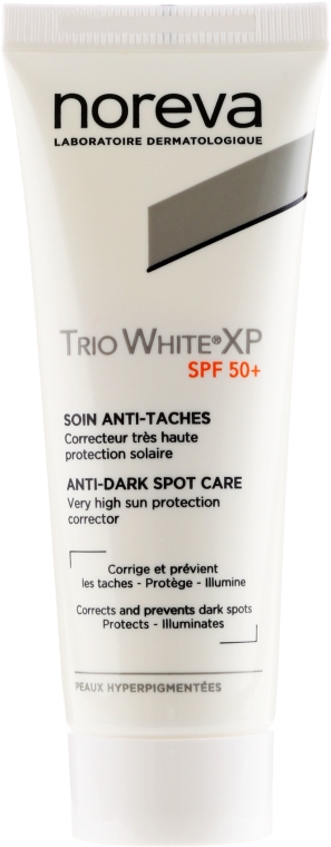 Ochronny krem przeciw przebarwieniom do twarzy na dzień SPF 50+ - Noreva Laboratoires Trio White XP Anti-Dark Spot Care Day Cream — Zdjęcie N3