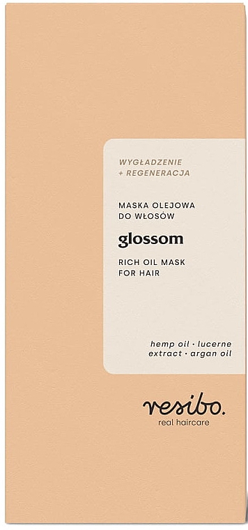 Maska do włosów - Resibo Glossom Rich Oil Mask For Hair — Zdjęcie N2