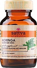 Odżywczy suplement diety w kapsułkach Moringa - Sattva Ayurveda — Zdjęcie N1