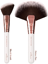 Zestaw pędzli do makijażu, 14 szt. - Luvia Cosmetics Feather White Essential Brushes Set — Zdjęcie N4