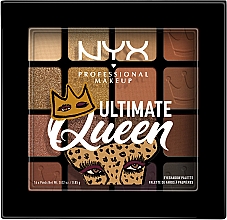 Paletka cieni do powiek - NYX Professional Makeup Ultimate Shadow Palette USP15 Ultimate Queen — Zdjęcie N2