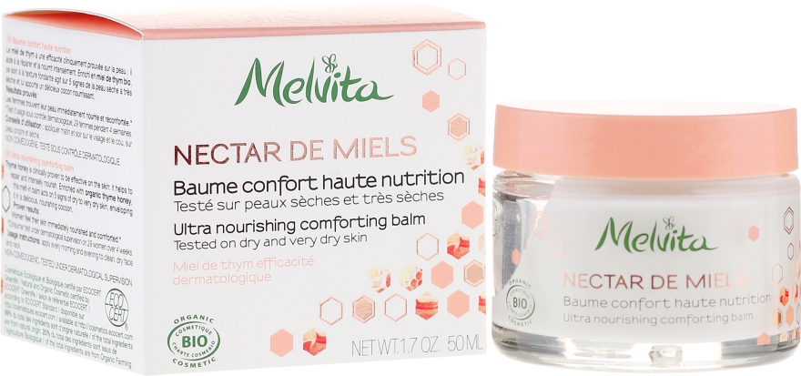 Odżywczy balsam do twarzy - Melvita Nectar de Miels Ultra Nourishing Comforting Balm — Zdjęcie N1