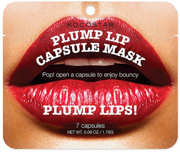 Serum w ampułkach do powiększenia objętości ust - Kocostar Plump Lip Capsule Mask Pouch