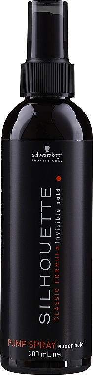 Supermocny lakier do włosów - Schwarzkopf Professional Silhouette Pumpspray Super Hold — Zdjęcie N3