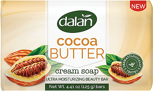 Mydło toaletowe z masłem kakaowym - Dalan Cream Soap — Zdjęcie N1