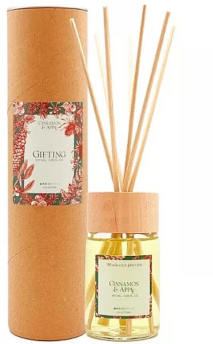 Dyfuzor zapachowy Cynamon & Jabłko - Ambientair Gifting Reed Diffuser — Zdjęcie N1