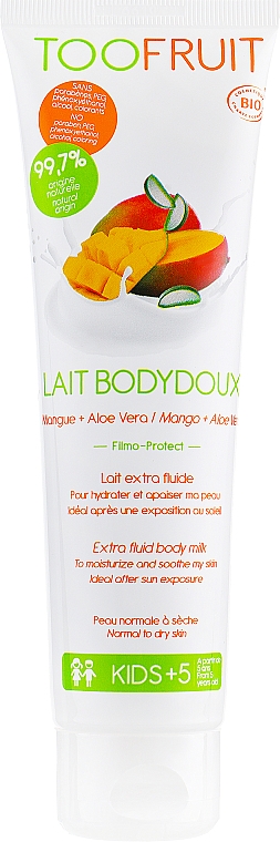 Mleczko do ciała Mango i Aloe Vera - Toofruit Extra Fluid Body Milk — Zdjęcie N3