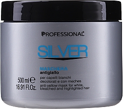 Maska przeciw żółtym tonom na włosach - Professional Silver Hair Mask — Zdjęcie N1