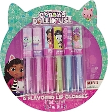 Kup Zestaw błyszczyków do ust - Gabby's Dollhouse 6 Piece Lip Gloss Clamshell 