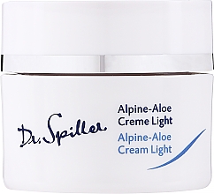 Nawilżający krem do twarzy z aloesem alpejskim - Dr. Spiller Alpine-Aloe Cream Light — Zdjęcie N2