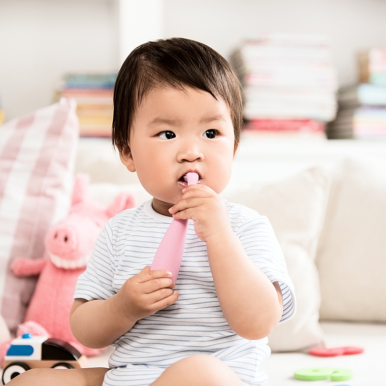 Elektryczna szczoteczka do zębów dla dzieci i niemowląt 0-5 lat - Foreo Issa Mikro Pearl Pink — Zdjęcie N4