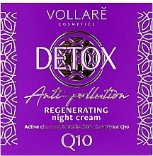 Regenerujący krem ​​do twarzy na noc - Vollare Cosmetics Detox Anti-Pollution Regenerating Night Cream — Zdjęcie N2