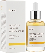 Witaminowe serum synergiczne do twarzy z propolisem - iUNIK Propolis Vitamin Synergy Serum  — Zdjęcie N2