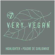 Rozświetlacz do twarzy - W7 Very Vegan Highlighter — Zdjęcie N3