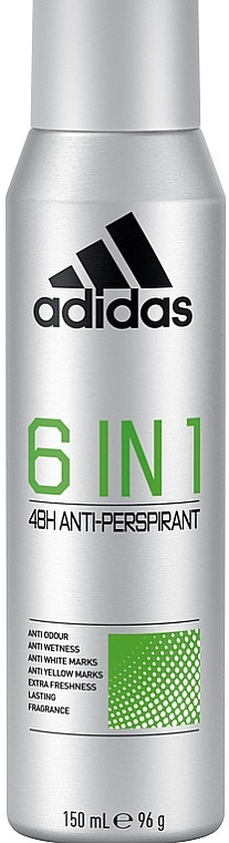 Dezodorant-antyperspirant dla mężczyzn - Adidas 6 In 1 48H Anti-Perspirant For Men