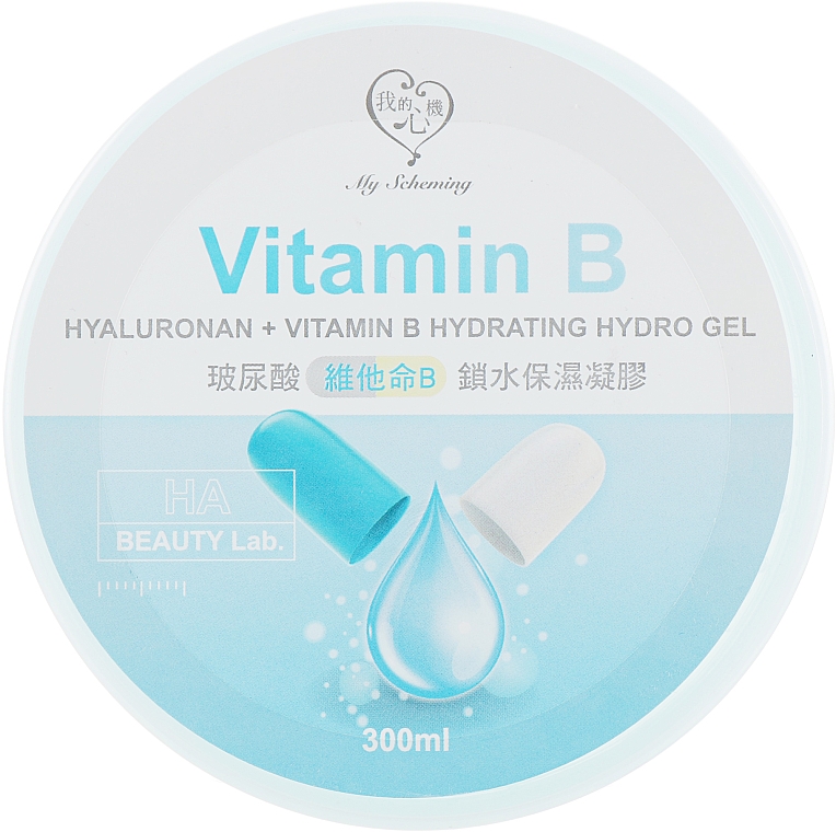 Nawilżający żel do ciała z kwasem hialuronowym i witaminą B - My Scheming Hyaluronan + Vitamin B Hydrating Hydro Gel