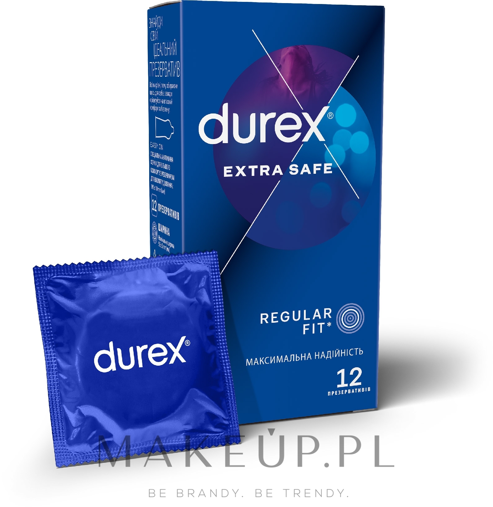 Prezerwatywy Extra safe, 12 szt. - Durex Extra Safe — Zdjęcie 12 szt.