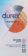 Prezerwatywy XL 10 szt. - Durex Invisible Extra Large  — Zdjęcie N1