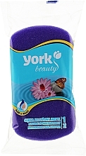 Gąbka do kąpieli i masażu, fioletowa - York — Zdjęcie N1