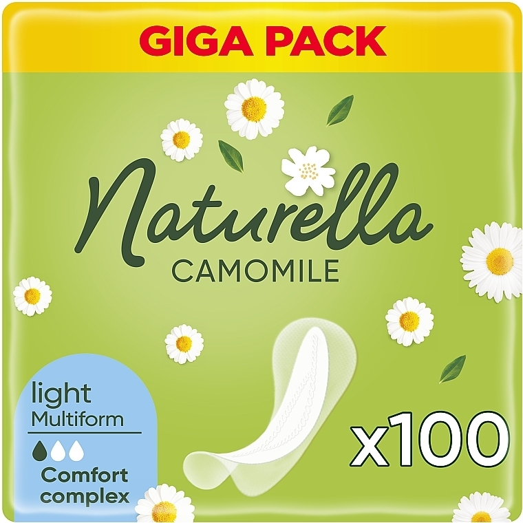 Wkładki higieniczne, 100 szt. - Naturella Camomile Light — Zdjęcie N1