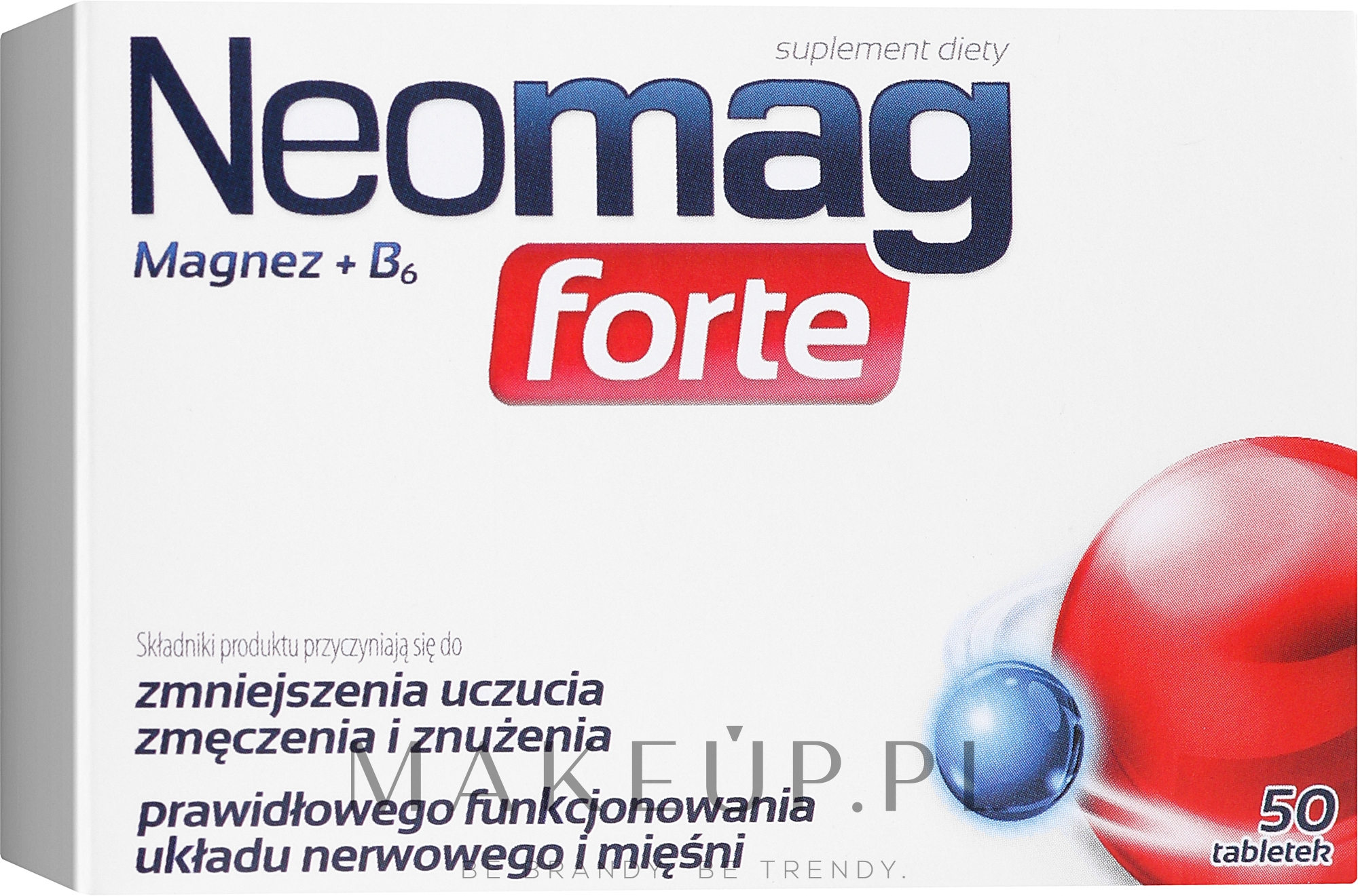 Suplement diety na przebarwienia skóry - Aflofarm NeoMag Forte — Zdjęcie 50 szt.
