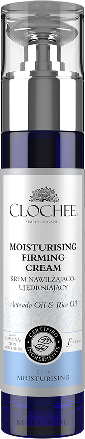 Krem nawilżająco-ujędrniający Olej awokado i olej ryżowy - Clochee Moisturising Firming Cream Avocado Oil & Rice Oil — Zdjęcie 50 ml