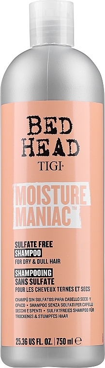 Nawilżający szampon do włosów - Tigi Bed Head Moisture Maniac Shampoo — Zdjęcie N3