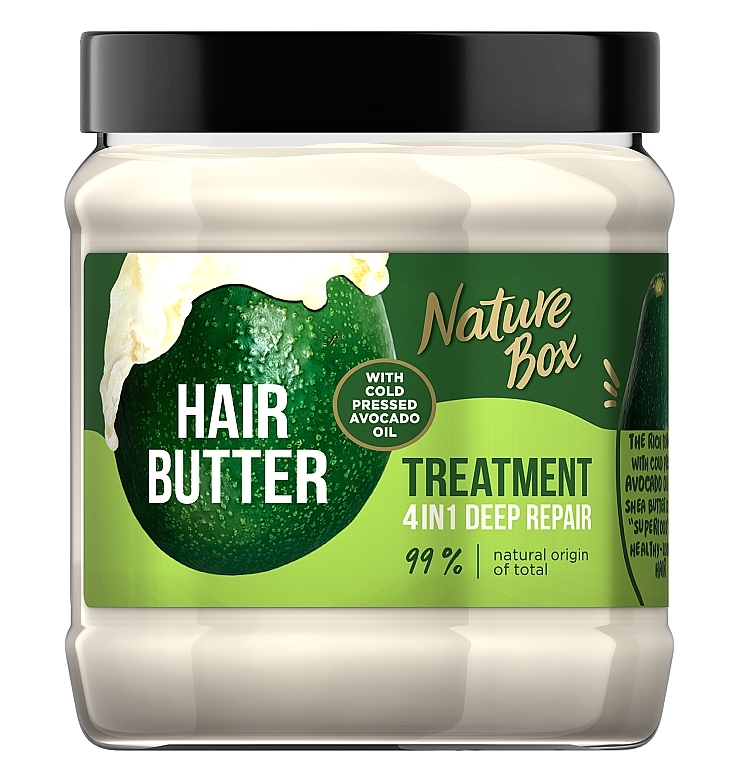 Maska do włosów - Nature Box Hair Butter Treatment 4in1 Deep Repair — Zdjęcie N1