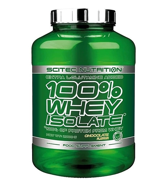 Białko - Scitec Nutrition 100% Whey Isolate Raspberry — Zdjęcie N1