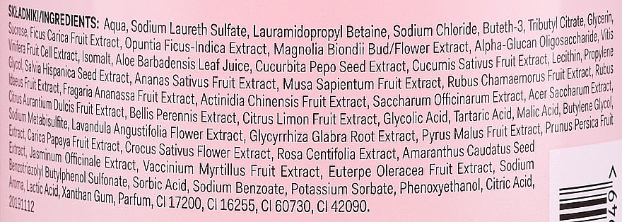 Płyn do kąpieli Opuncja i amarantus - AA Super Fruits & Herbs Bath Foam — Zdjęcie N3