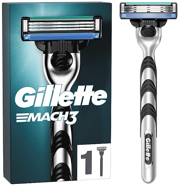 Maszynka do golenia z 1 wymiennym wkładem - Gillette Mach3 1Up — Zdjęcie N1