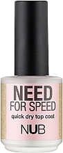 Szybkoschnący top coat do lakieru - NUB Need For Speed — Zdjęcie N1