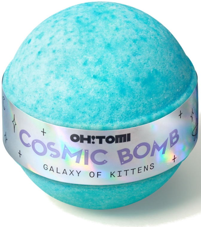 Musująca kula do kąpieli - Oh!Tomi Cosmic Bomb Galaxy of Kittens Bath Ball — фото N1