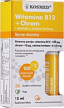Kup Suplement diety w sprayu, witamina B12 + chrom - Kosmed Vitamin B12 + Chrom Dietary Supplement