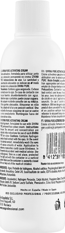Krem-utleniacz - Eva Professional Divina Pure Activating Cream 28vº/8,4% — Zdjęcie N2