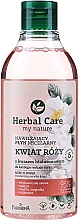 Nawilżający płyn micelarny Kwiat róży z kwasem hialuronowym - Farmona Herbal Care — Zdjęcie N1