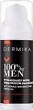 Przeciwzmarszczkowy krem dla mężczyzn 40+ wygładzający skórę - Dermika 100% For Men Skin Smoothing Anti-Wrinkle Cream — Zdjęcie N1