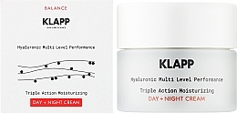 Krem nawilżający na dzień i na noc o potrójnym działaniu - Klapp Balance Triple Action Moisturizing Day + Night Cream — Zdjęcie N2
