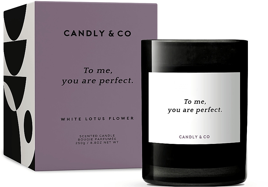 Świeca zapachowa - Candly&Co No.8 To Me, You Are Perfect. Scented Candle — Zdjęcie N1