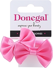 Gumki do włosów FA-5694, 2 sztuki, różowe - Donegal — Zdjęcie N1
