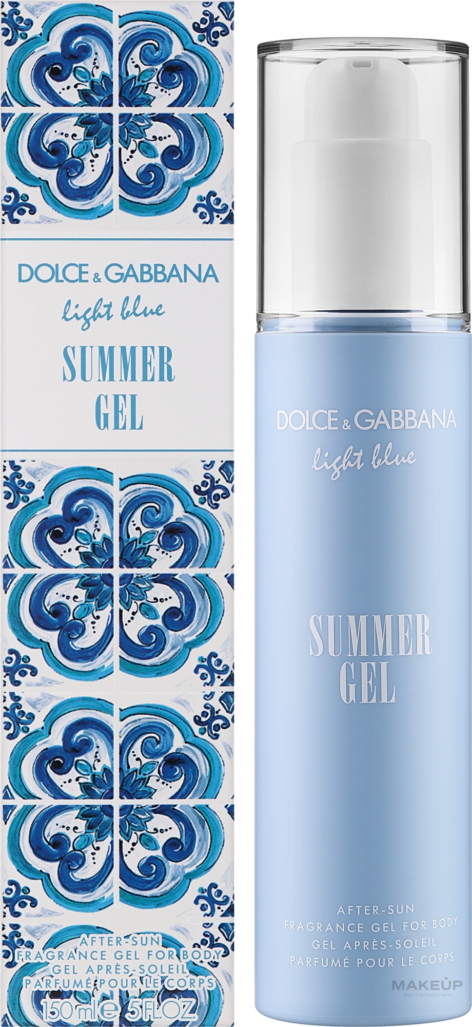 Dolce & Gabbana Light Blue Pour Homme Summer Gel - Odświeżający żel do ciała — Zdjęcie 150 ml